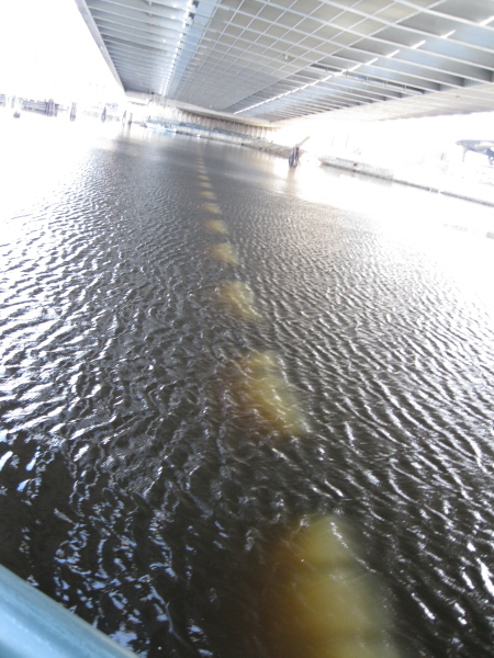 Under the Zakim Bridge