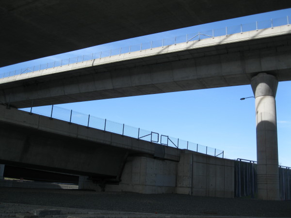 Under the Zakim Bridge